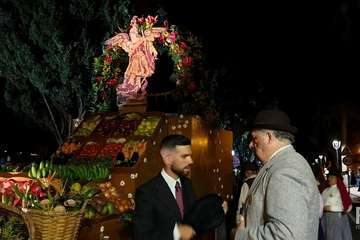 La carreta de Arenales triunfa en la romería de Valsequillo (Foto Francisco Javier Santana)